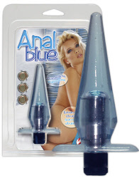Anal Blue Plug mit Vibration