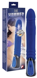 Vibrator The Hammer mit Vibration und Stossfunktion in blau von you2toys